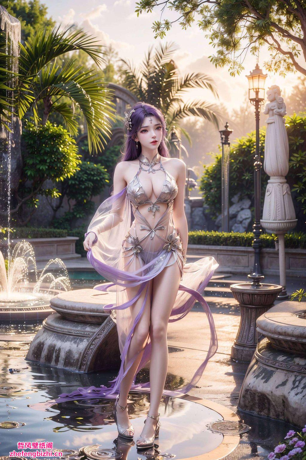 细腻笔触捕捉每一丝表情以抽象苹果之美