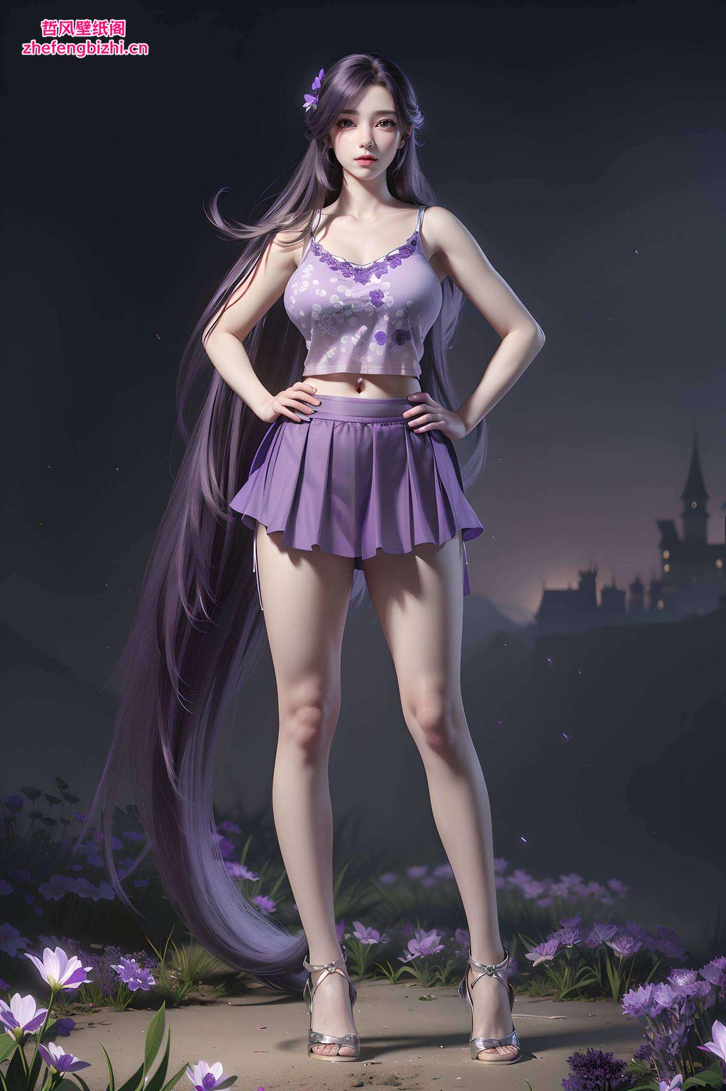 让你的手机瞬间变身国漫美女的私人画廊这款【妖姬云曦壁纸高清竖屏】