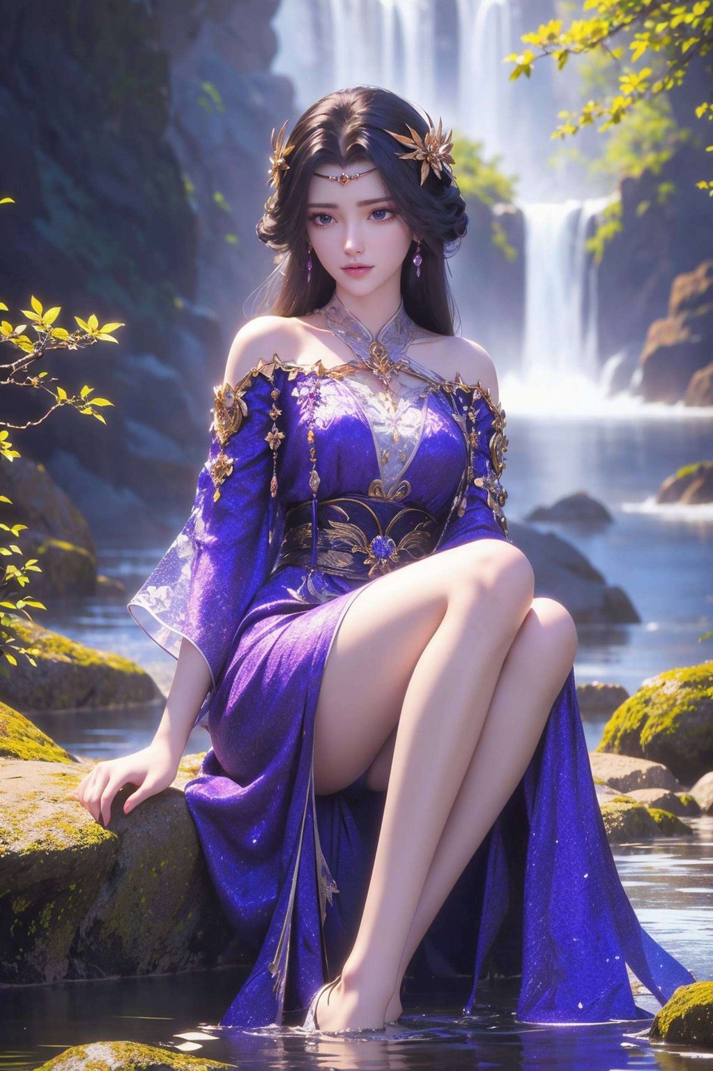 这款1080p壁纸将国漫女神的灵动之美展现得淋漓尽致感受国漫之美