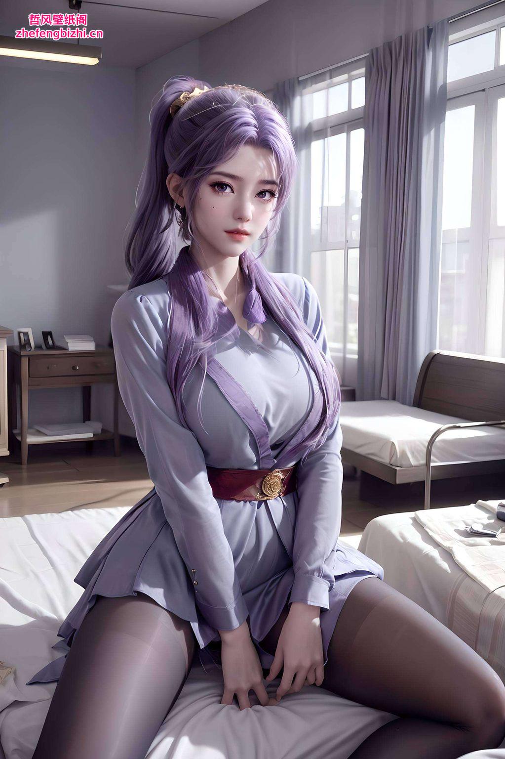 细腻的笔触描绘出国漫美女的独特魅力可爱风满满