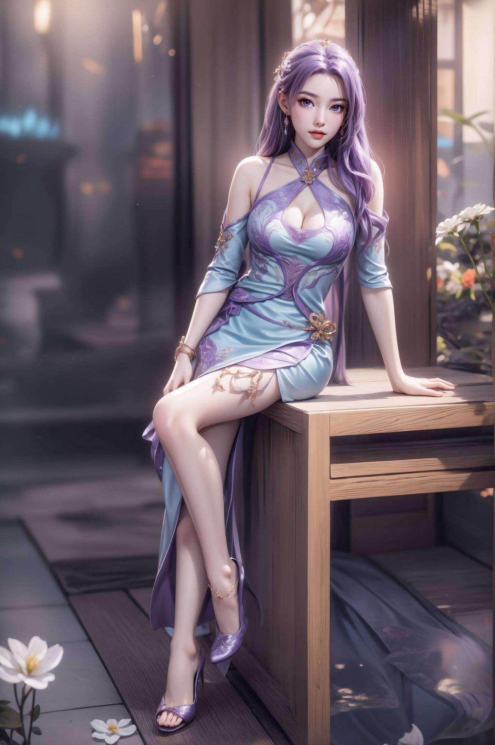 云霄全面屏壁纸超清版带你领略国漫女神的唯美风采