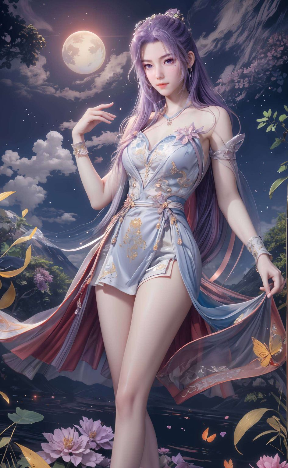 也能感受到国漫的独特魅力以极简风格呈现女生壁纸高清之美