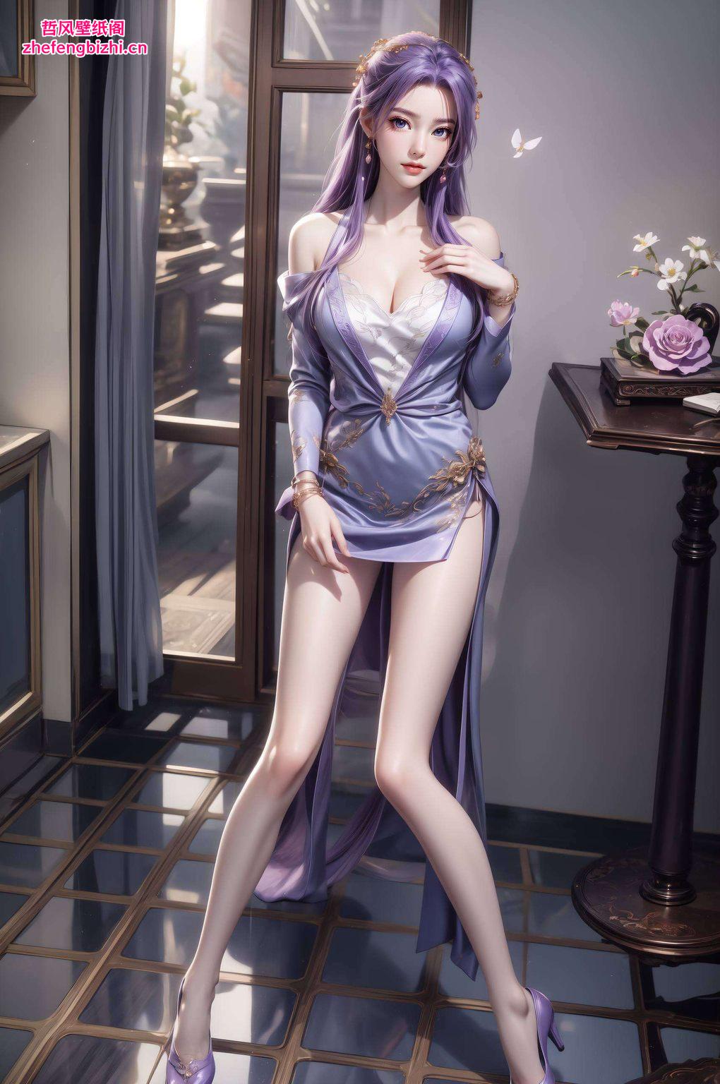 这款AI绘画人物动作参考图可爱满分