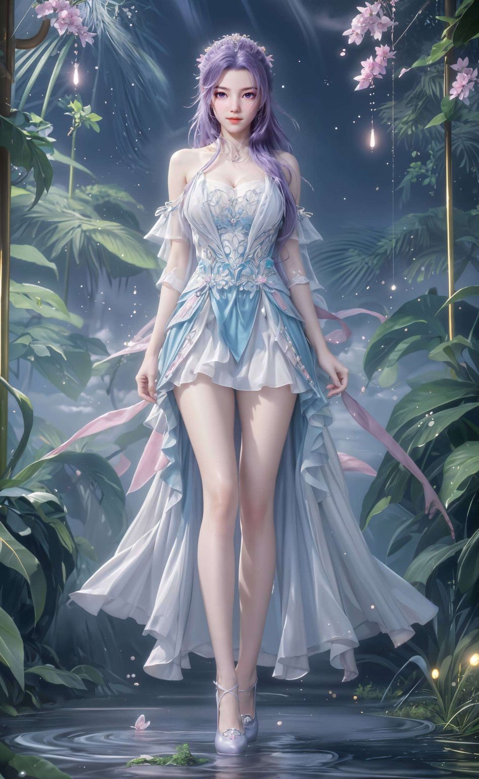 这款【AI绘画人物微笑素材波普艺术平板桌面主题】国漫女神壁纸每一次瞥见