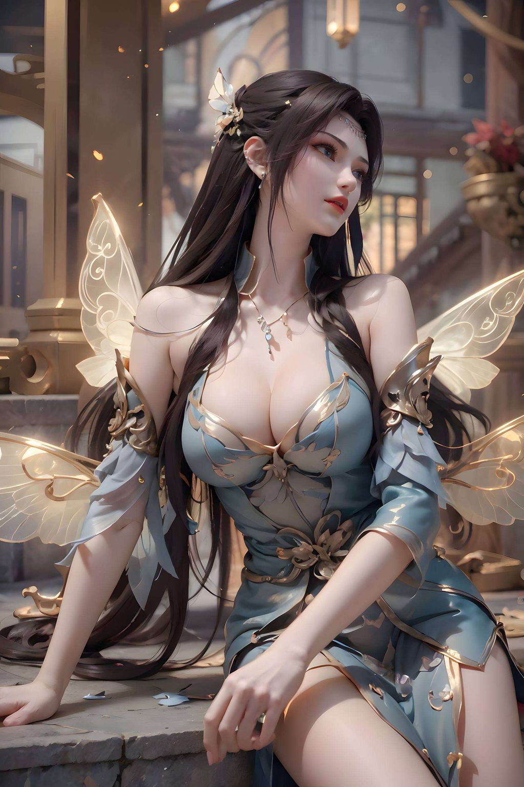 温馨的安卓国漫女神桌面壁纸高清画质