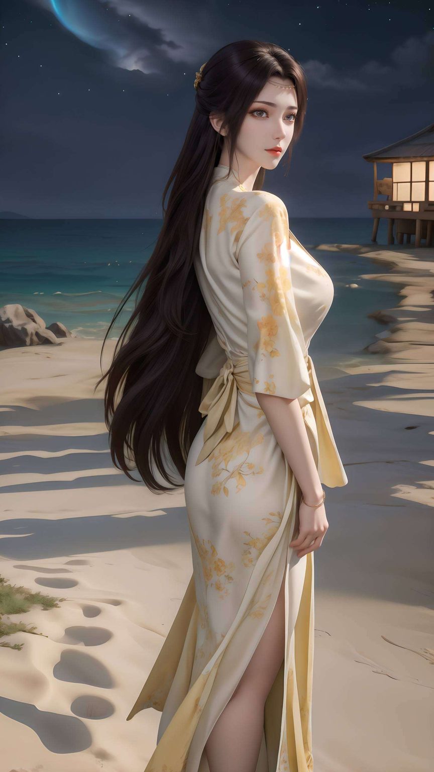 这款融合了波西米亚风情的AI绘画作品每一笔触都饱含情感