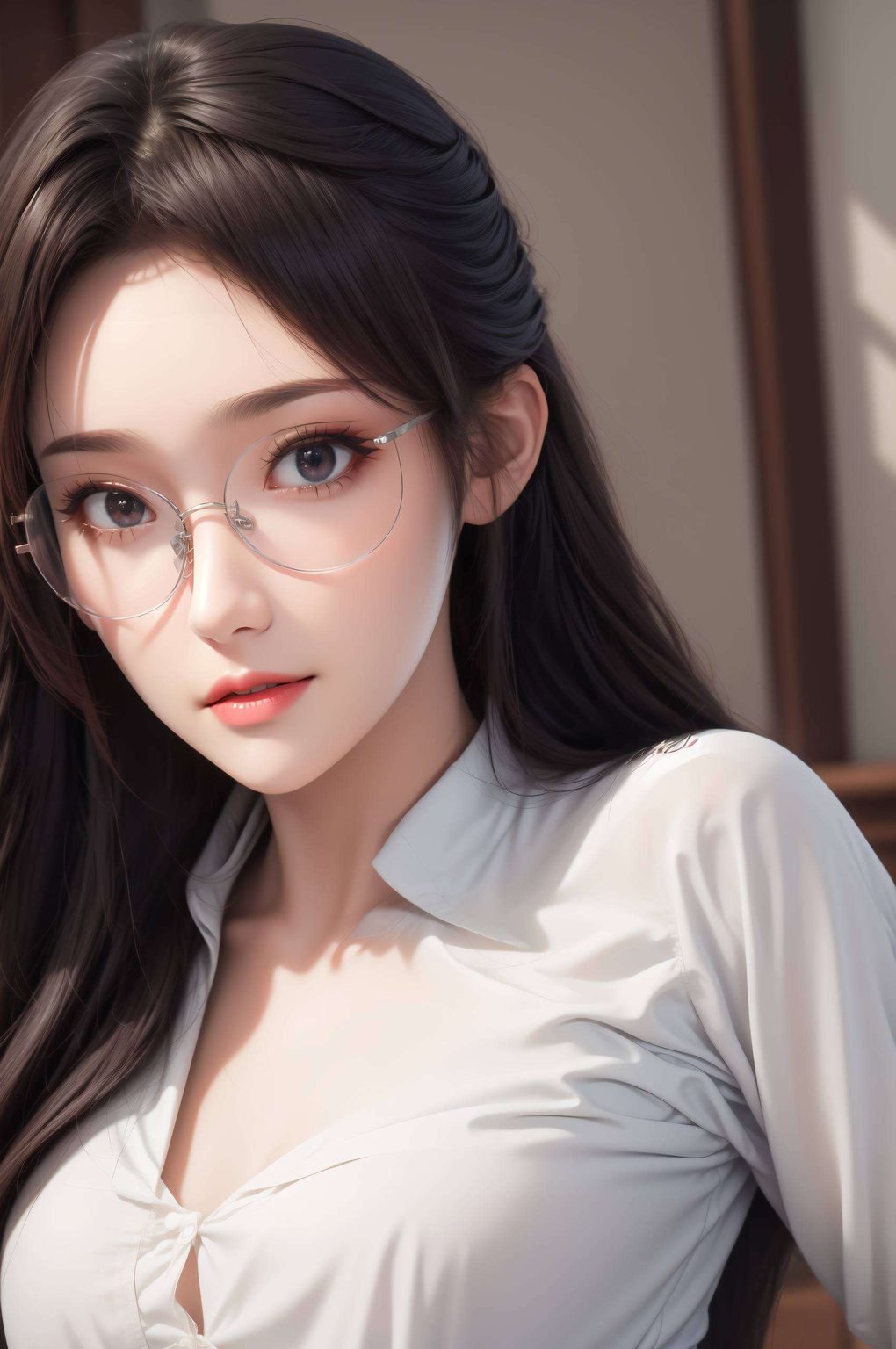 细腻的笔触描绘出令人心动的细节国漫女神的炫彩演绎