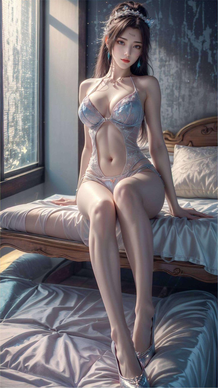 如诗如画感受她婉约的身姿