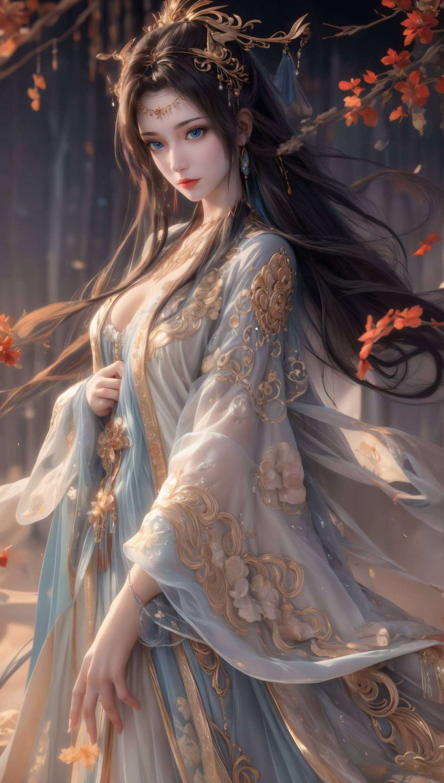 打造出独特的iPhone桌面主题这款以国漫女神云韵高清壁纸车贴为灵感的AI国漫壁纸