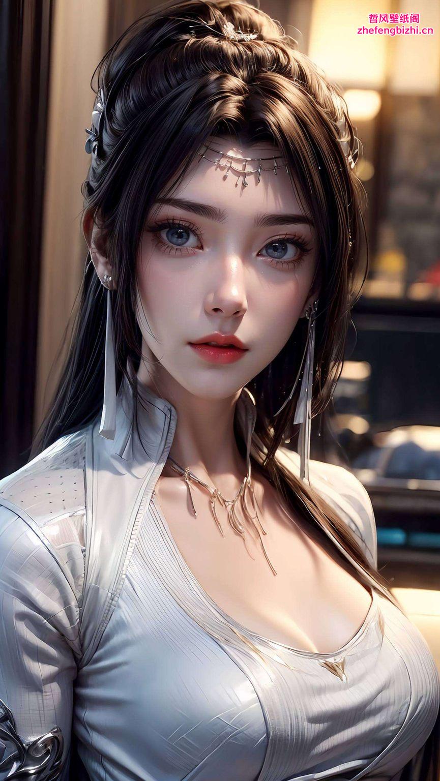 融合了清新波普艺术风格与国漫美女的独特韵味时尚的元素点缀