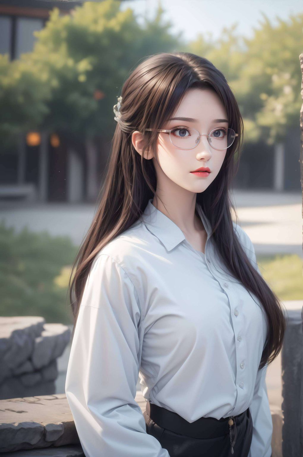 让每一次凝视都仿佛置身于古典画卷之中让她典雅的气质更显灵动