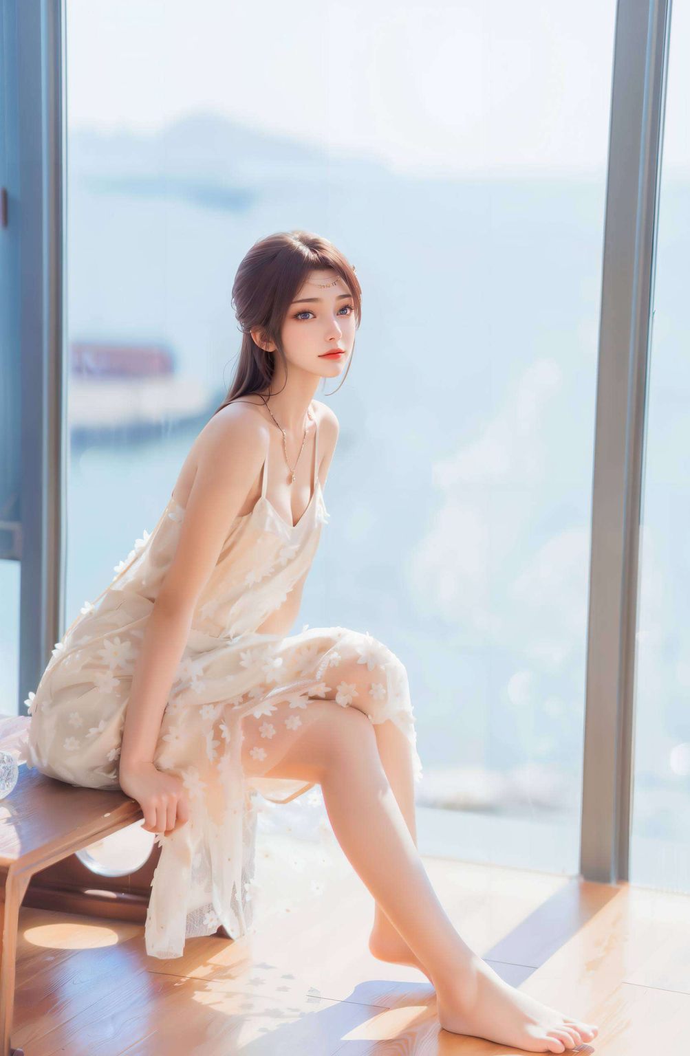 这款云韵黑衣手机壁纸4K超高清分辨率