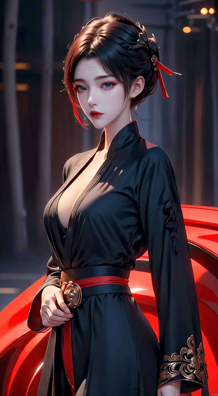 高清画质让你仿佛触手可及这幅国漫女主AI专集油画2K高清宽屏壁纸将云韵的灵动之美完美呈现