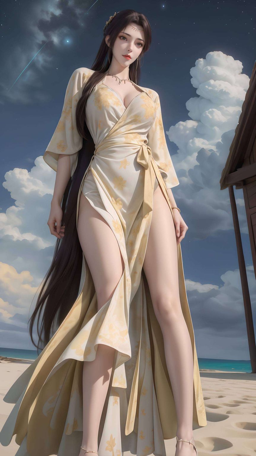 这款独特的国漫女主云韵高清壁纸以抽象线条勾勒出她的灵动身姿