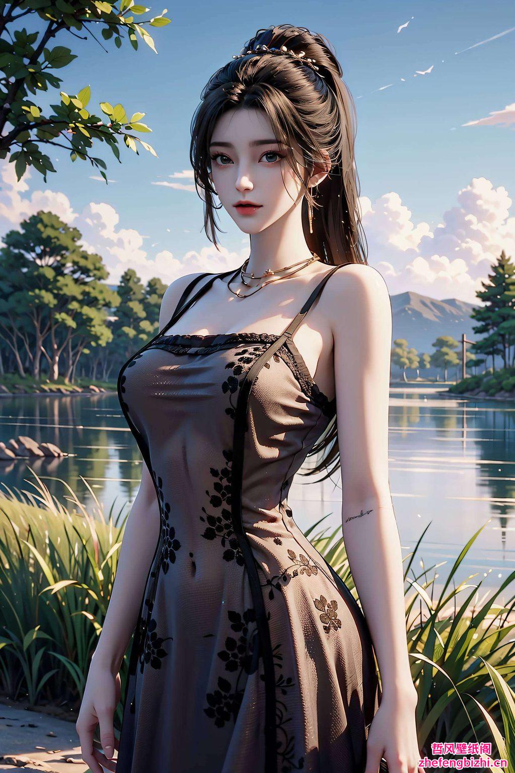 为你的电脑屏幕增添一抹独特的风情这位国漫界的魅力女神