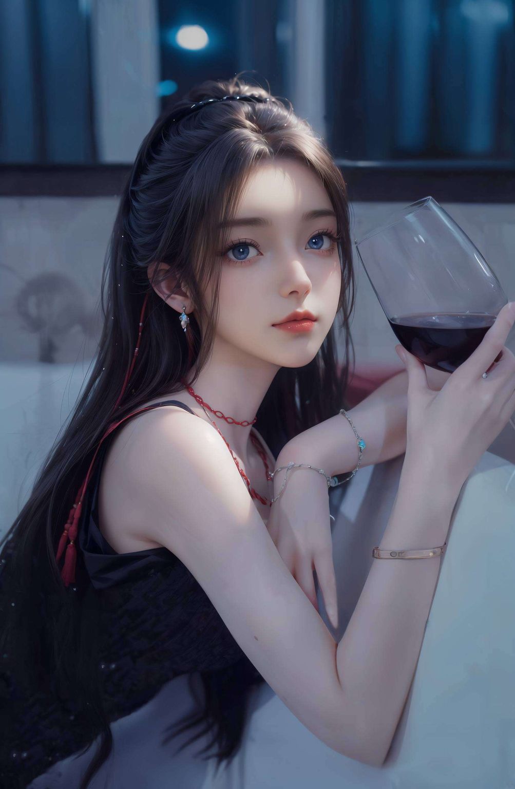 抽象绘制出2560p超高分辨率的表情参考图每一帧都是她情感的细腻展现