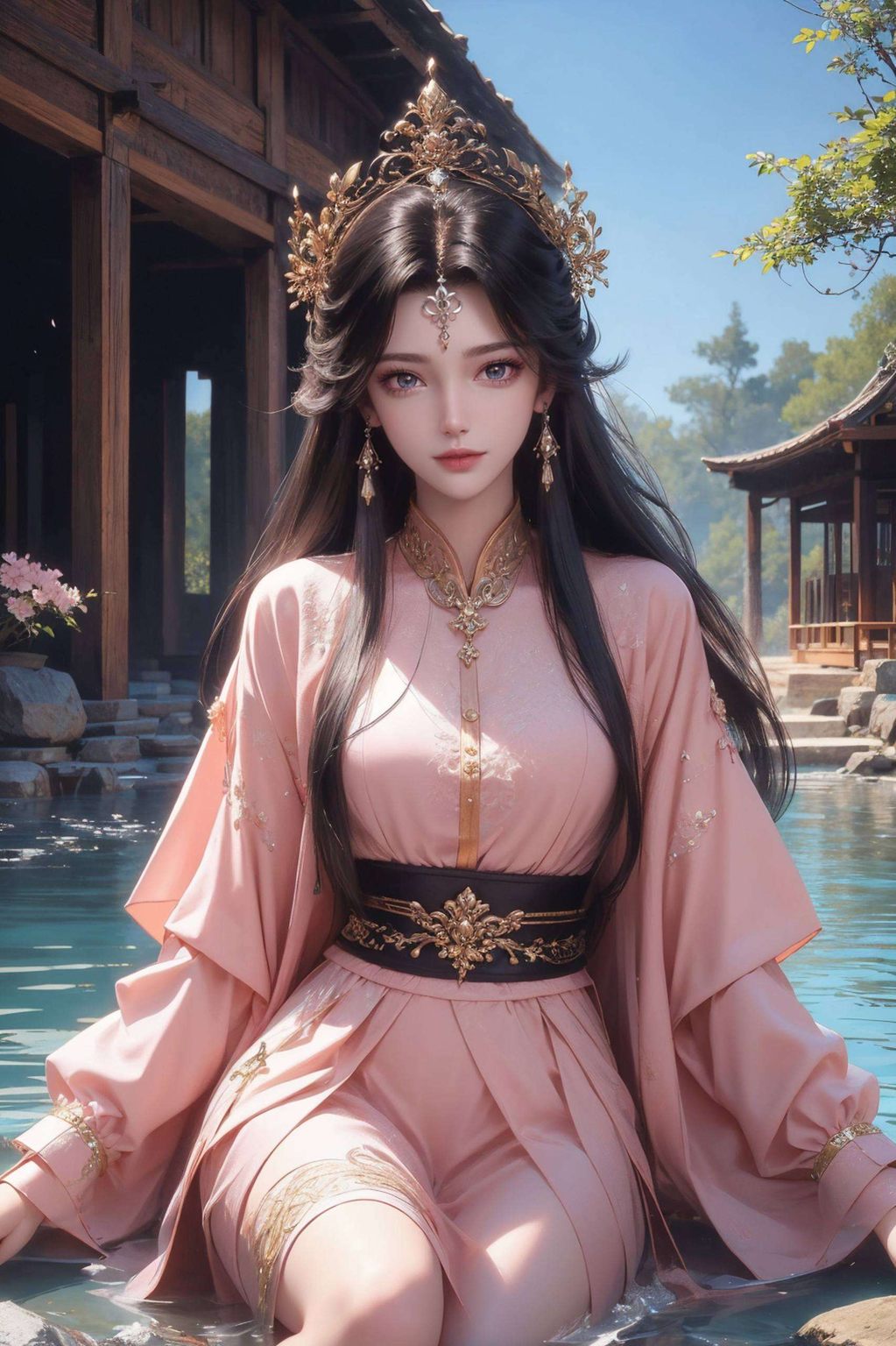 周紫虹的卡通形象跃然于屏高清壁纸锁屏