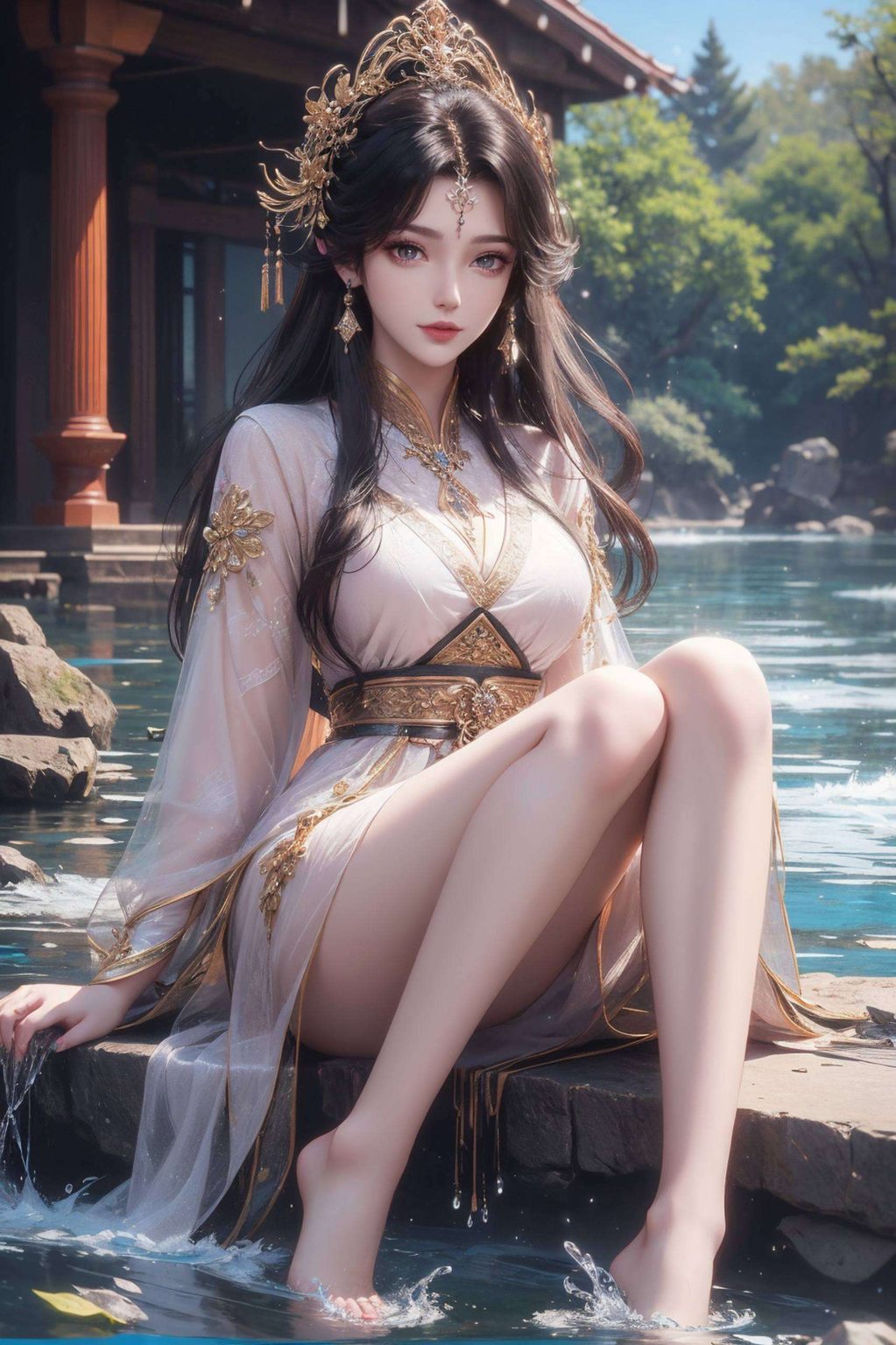 那抹侘寂风中的国漫女神让手机屏幕绽放出国漫之美