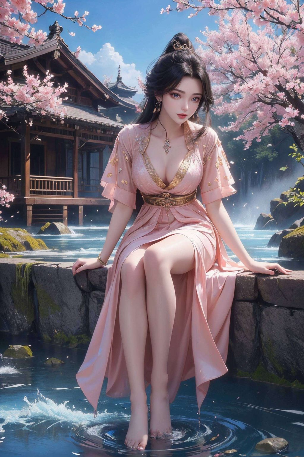 全屏高清视频素材探索国漫之美