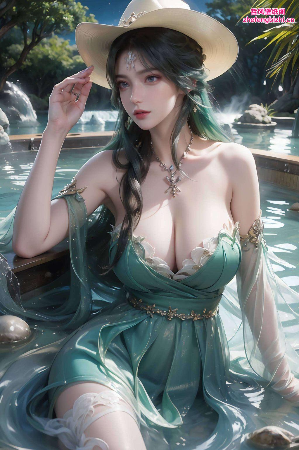 每一笔每一划青丝垂肩