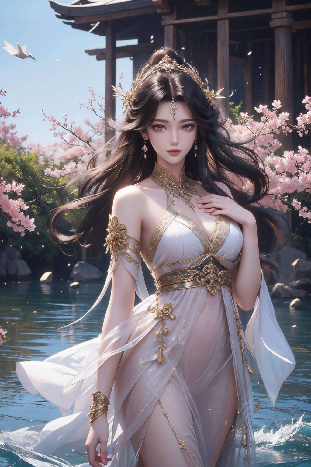 宛如穿越时空的画卷以细腻笔触描绘出古典美人的风华绝代