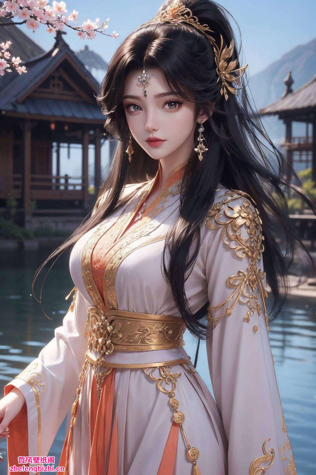 周紫虹的美细腻的国漫风格