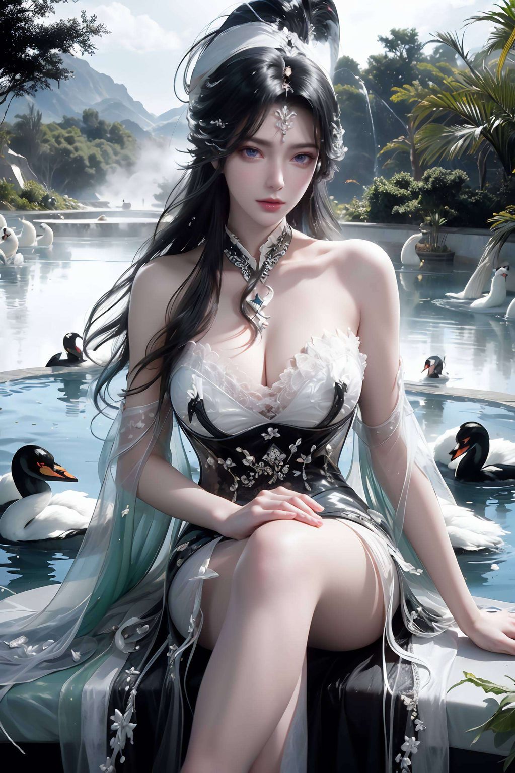 她的形象在4K超清画质下更显精致这位国漫界的民族风女神