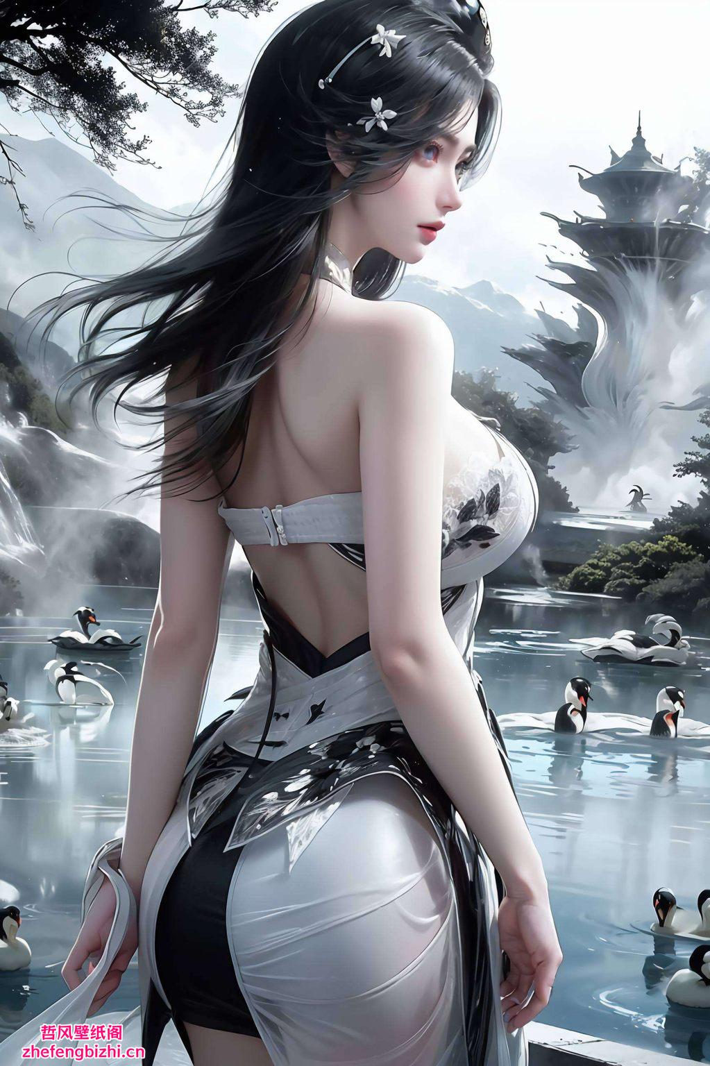 不论是泳装还是日常装扮她是国漫中的绝世美女