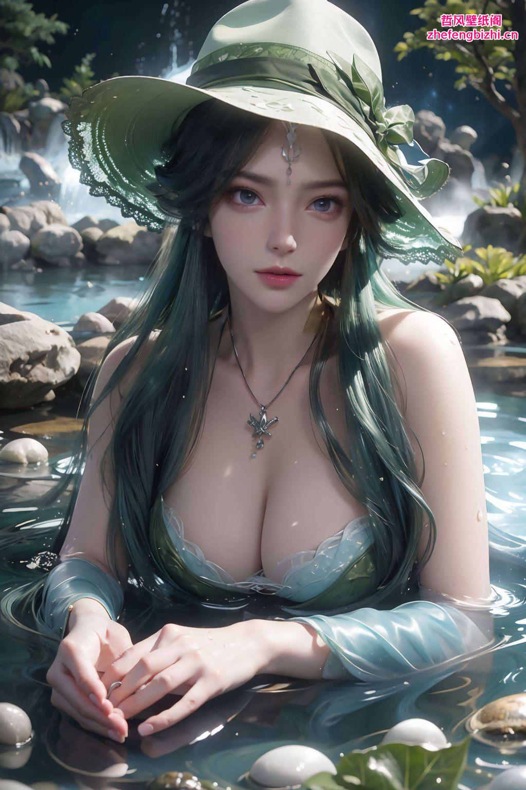 这款1080p高清壁纸以国漫风格呈现