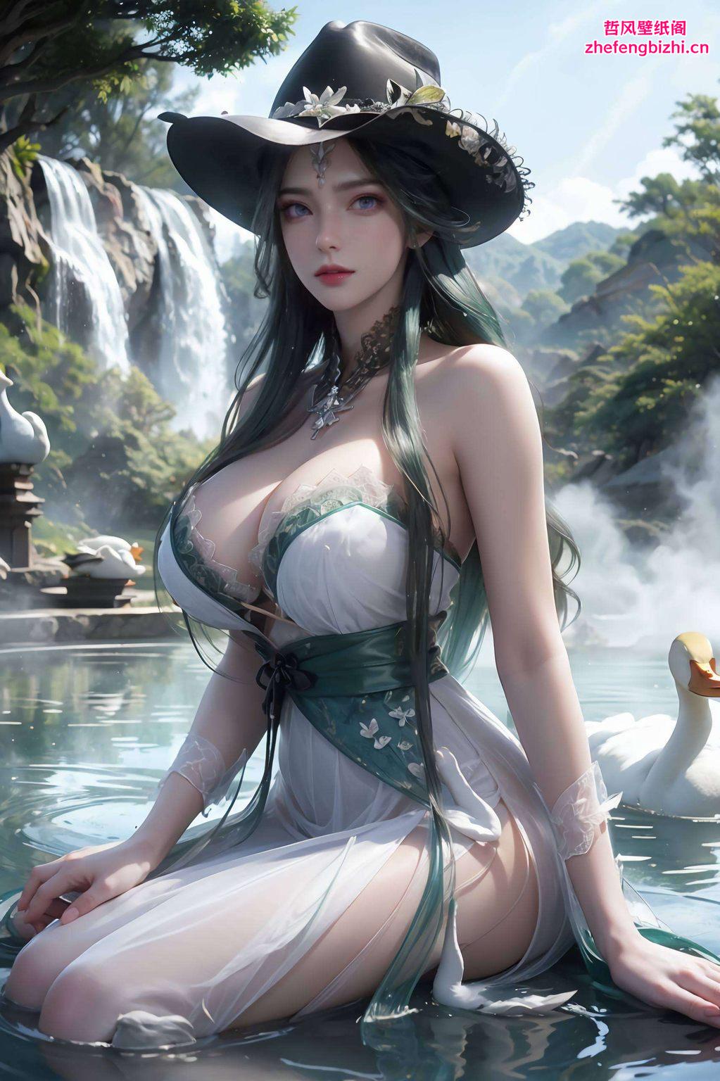 宛如游鱼般灵动在全屏AI绘画的笔下绽放得淋漓尽致