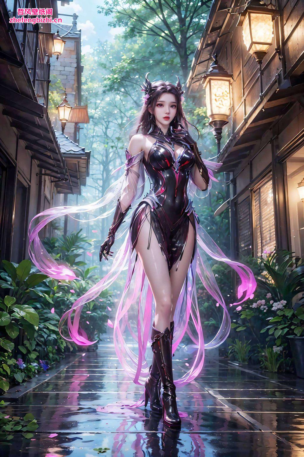 融入这精美的国漫美女ins风壁纸细腻笔触
