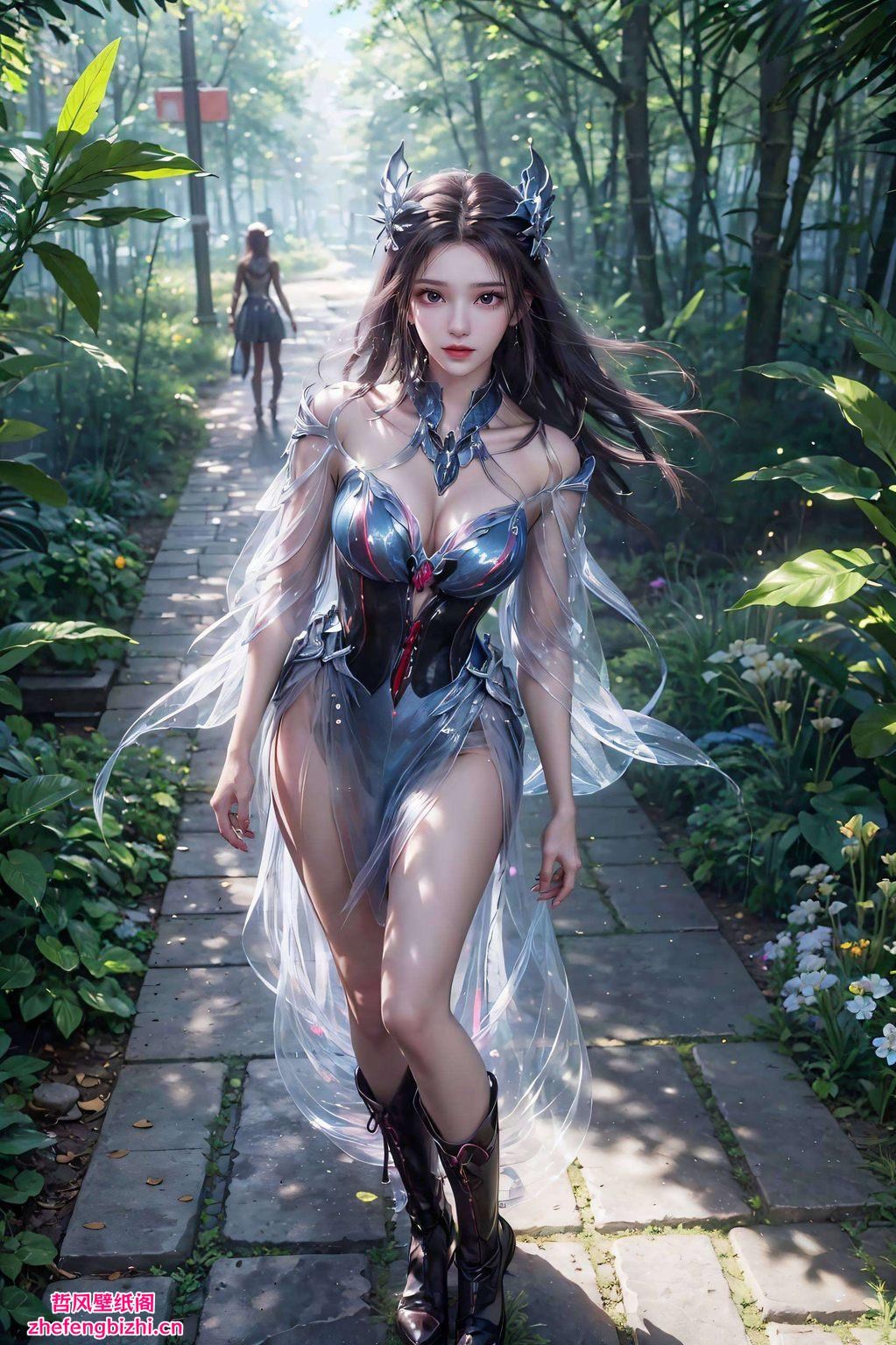 将她的美丽与力量完美融合为你的电脑桌面增添一抹古典韵味