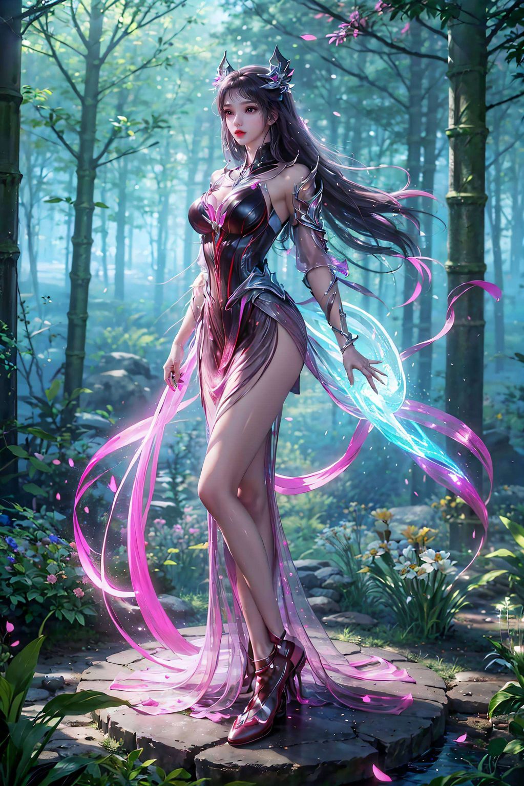 4K锁屏壁纸呈现即刻拥有这位清丽脱俗的侠女风采