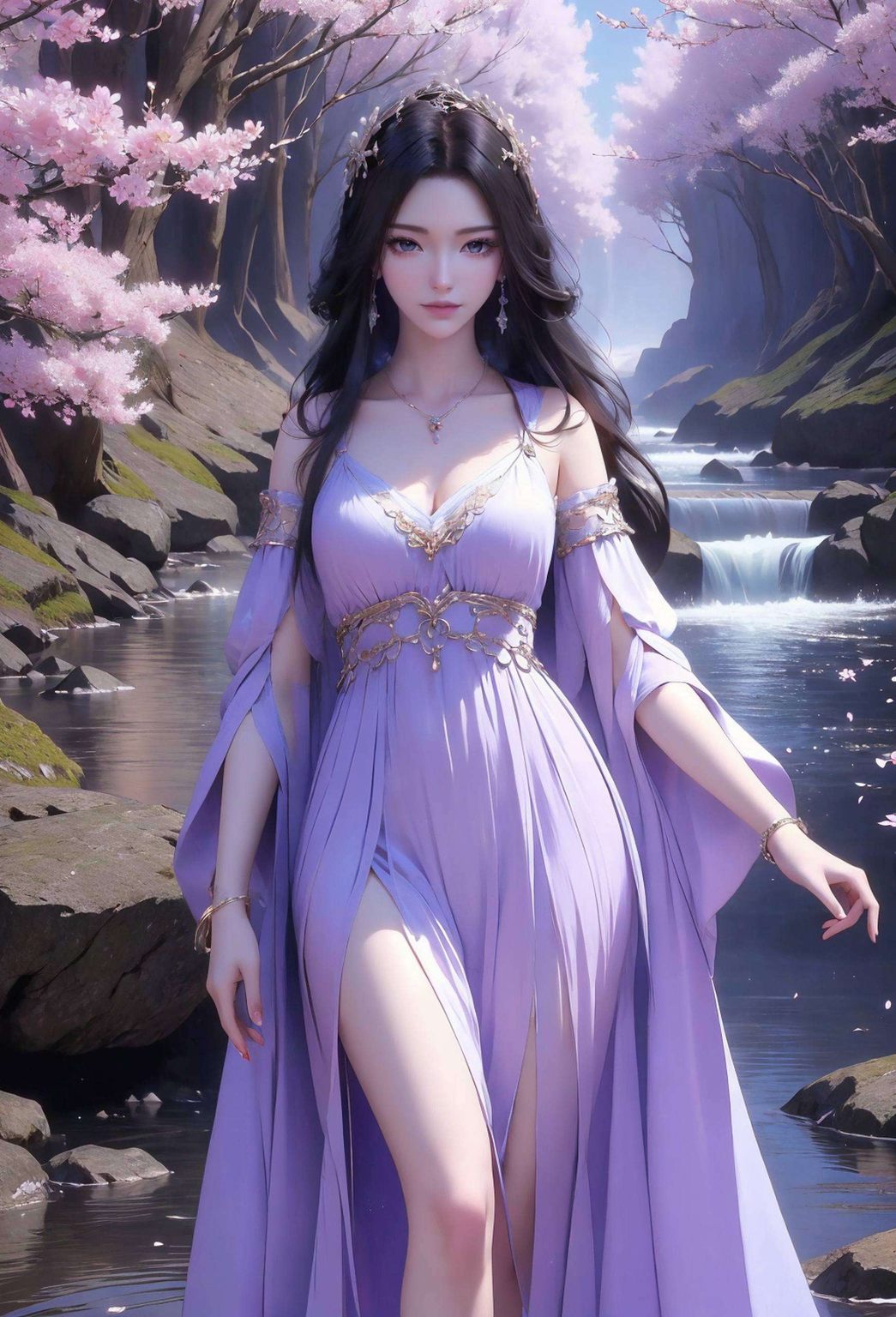 全面屏壁纸超清映出她的倩影每一帧都如诗如画