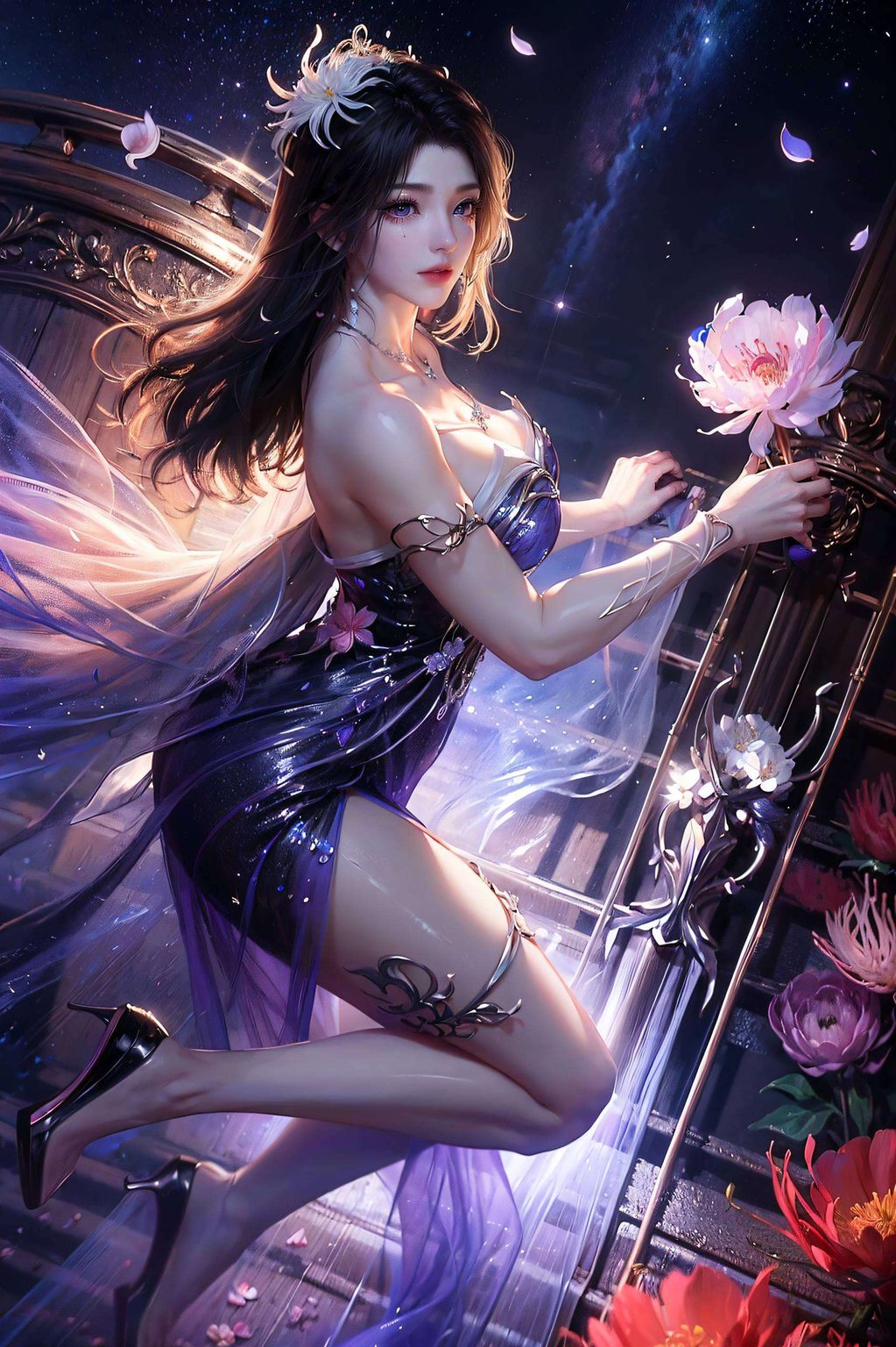 沉浸在国漫的绚丽世界融合侘寂风的艺术元素