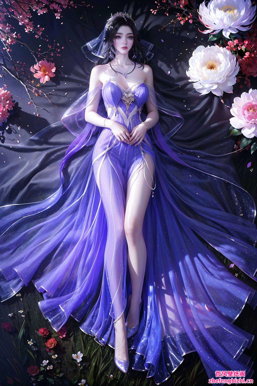 点亮你的手机屏幕精选了美女动漫角色紫灵的高清图案