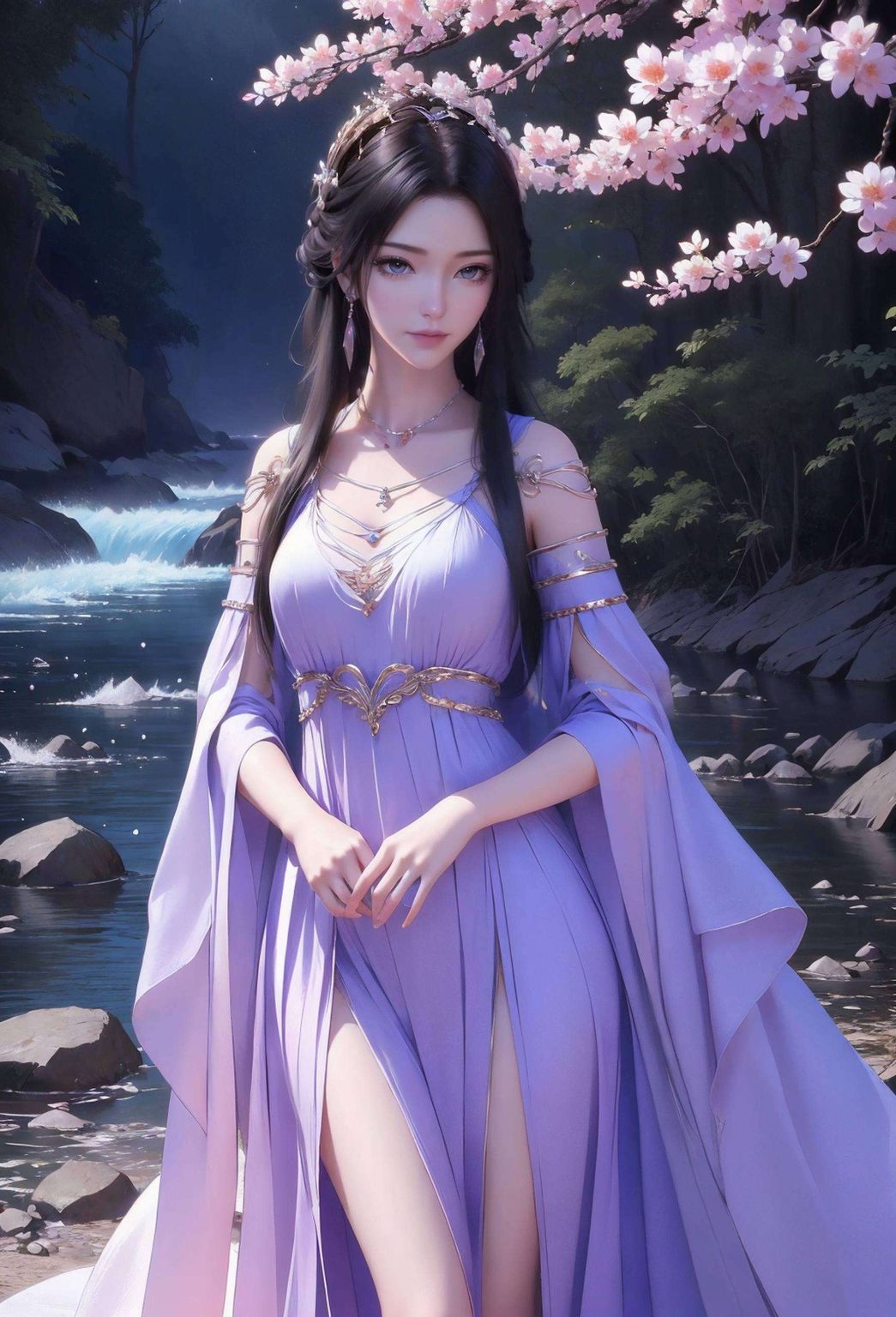 紫灵古风壁纸——漫步在梦幻般的古风世界带你领略古典之美