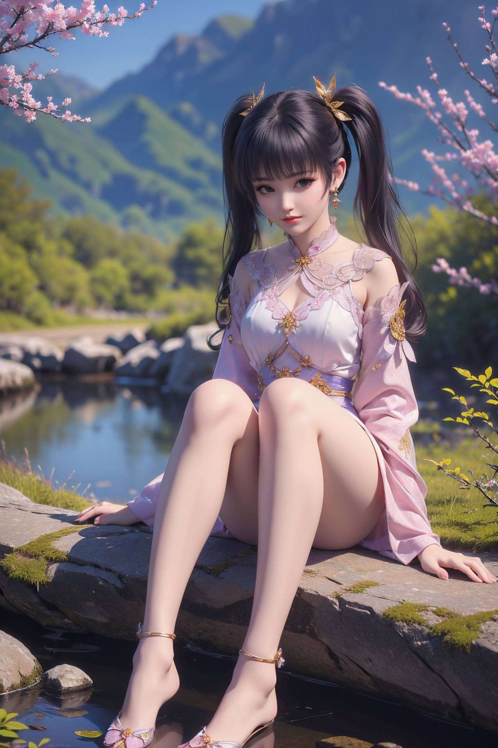 让你的桌面瞬间变身国漫美女的潮图秀场尽显独特魅力