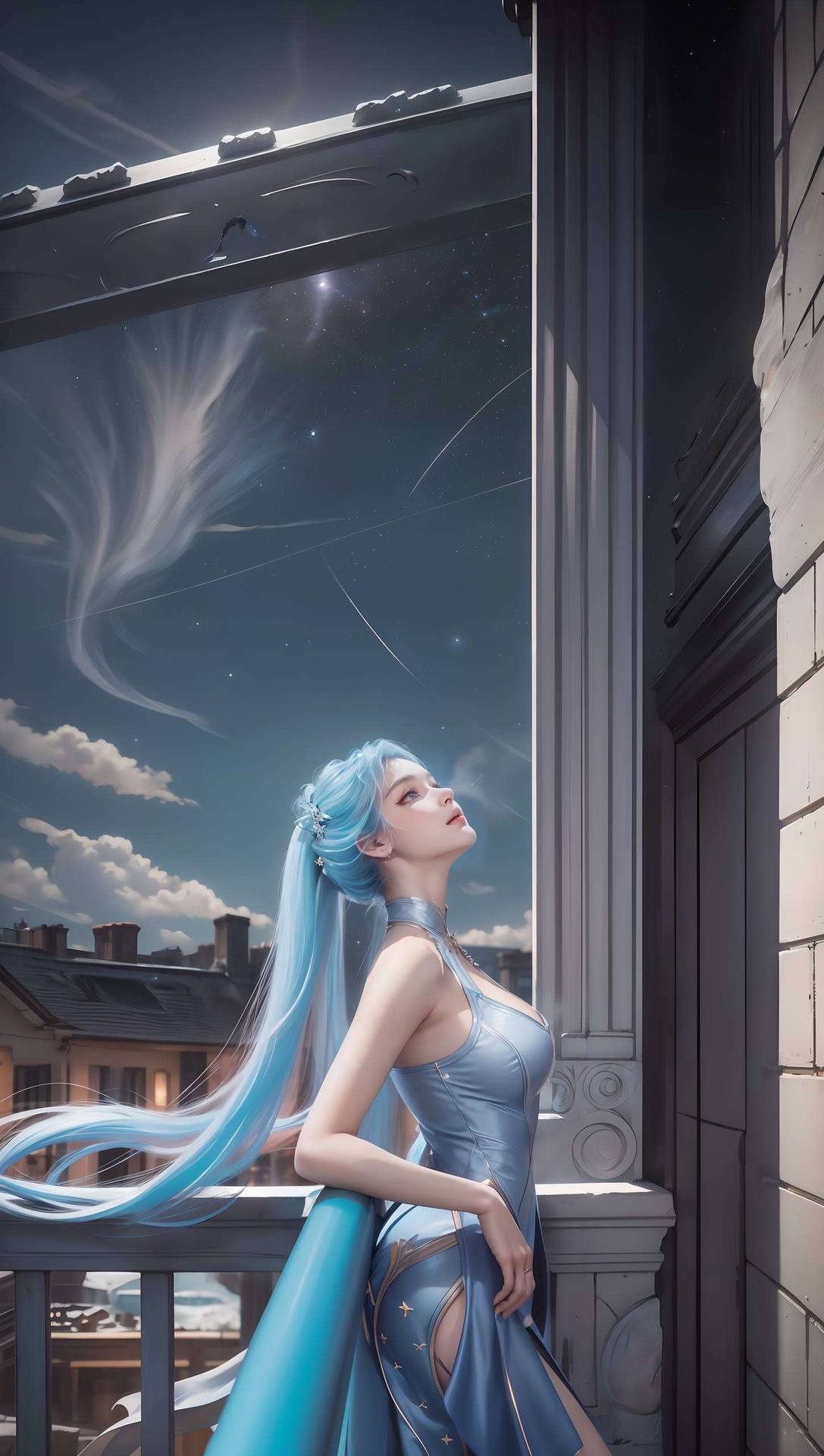 动漫美女的代表为手机锁屏增添一抹不羁的奇幻色彩