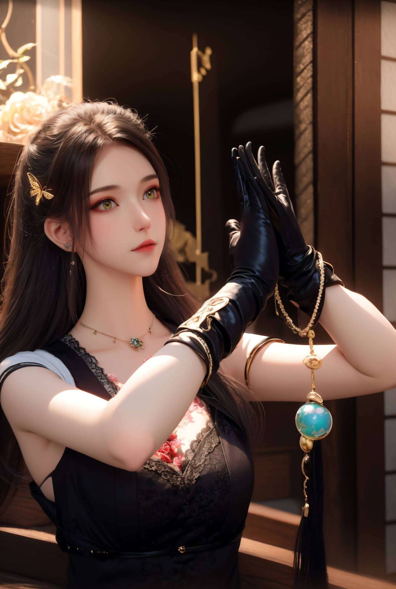 还是动漫美女的灵动飘逸动漫迷们