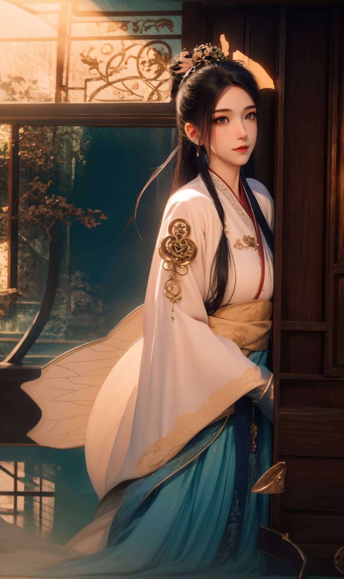 南宫夕儿携手神秘伙伴那边君有云壁纸里她又是翩翩起舞