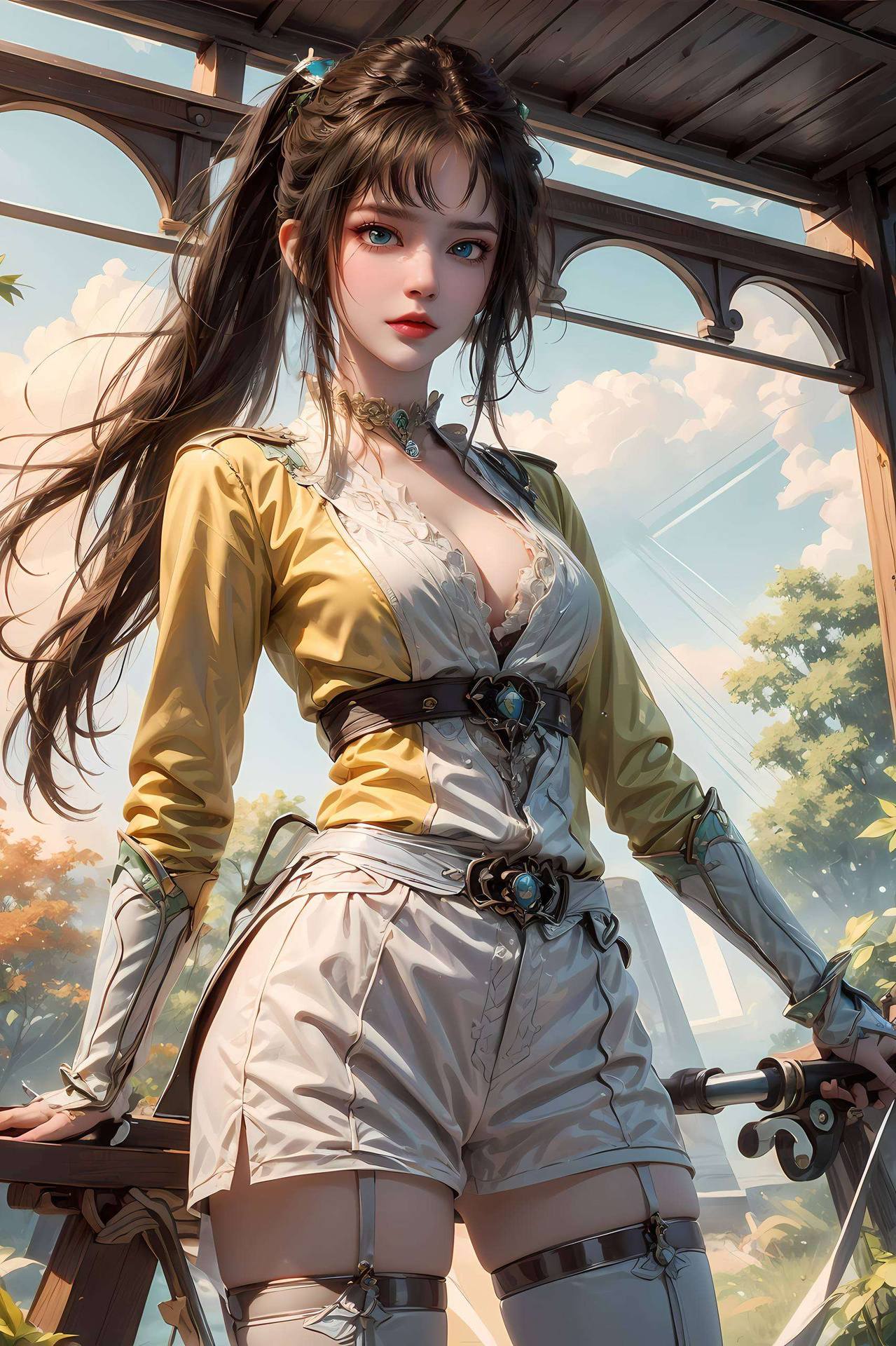 它是带着玄幻色彩的国漫女神专属！想象一下是不是心情都明媚了几分？别急
