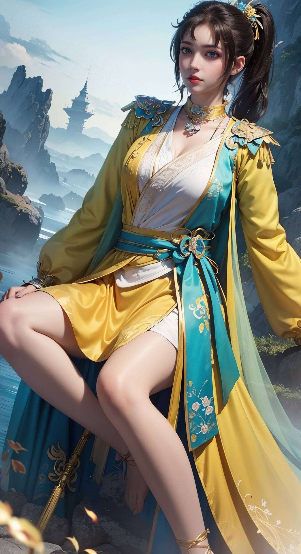 行于画中动漫美女之韵