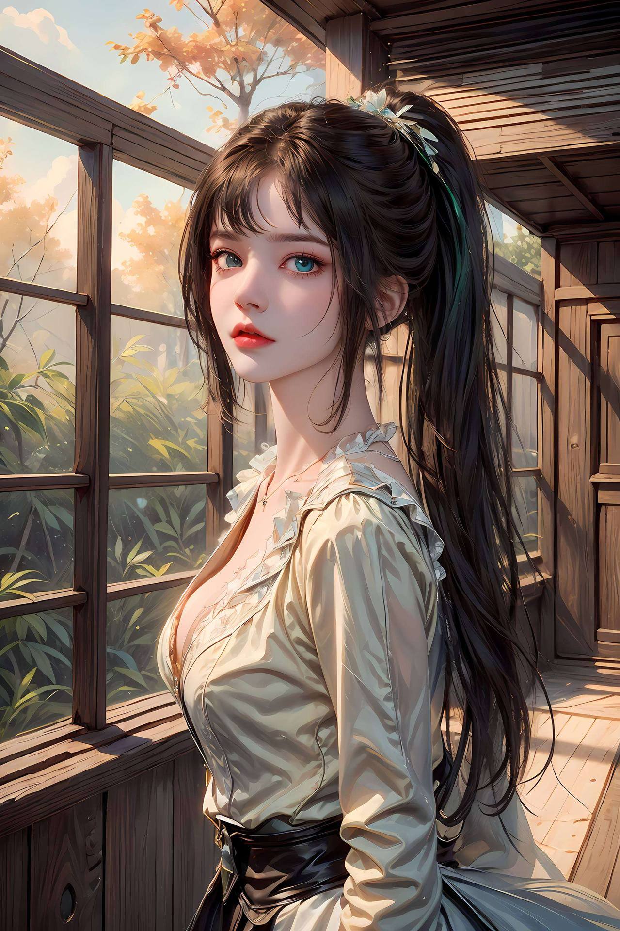 国漫女神一枚别看她平时疯疯癫癫的