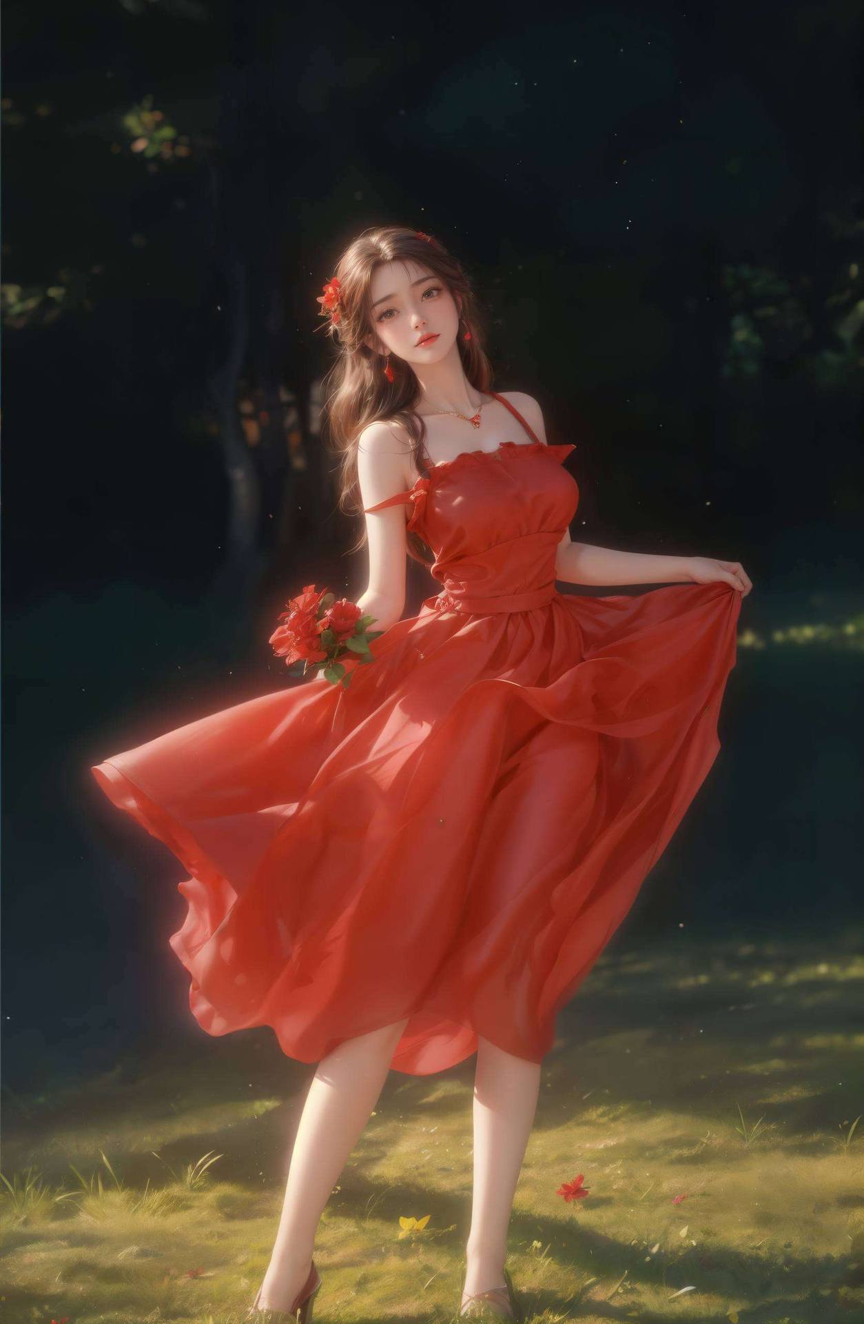 她的笑容比夏日阳光还要灿烂保证你的手机也能感受到国漫之美！