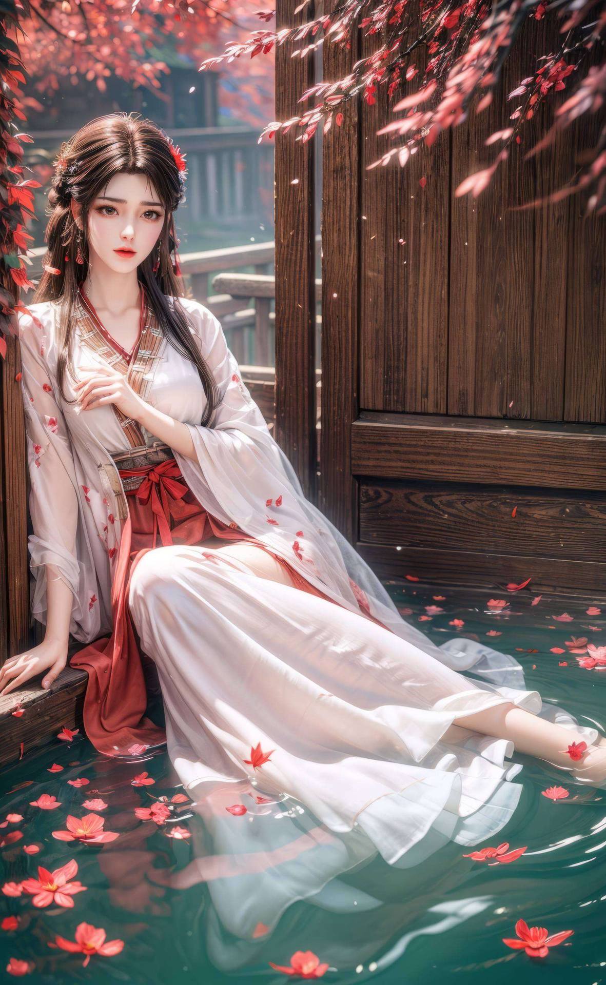 每一次凝视都让人沉醉如同国漫女神的化身