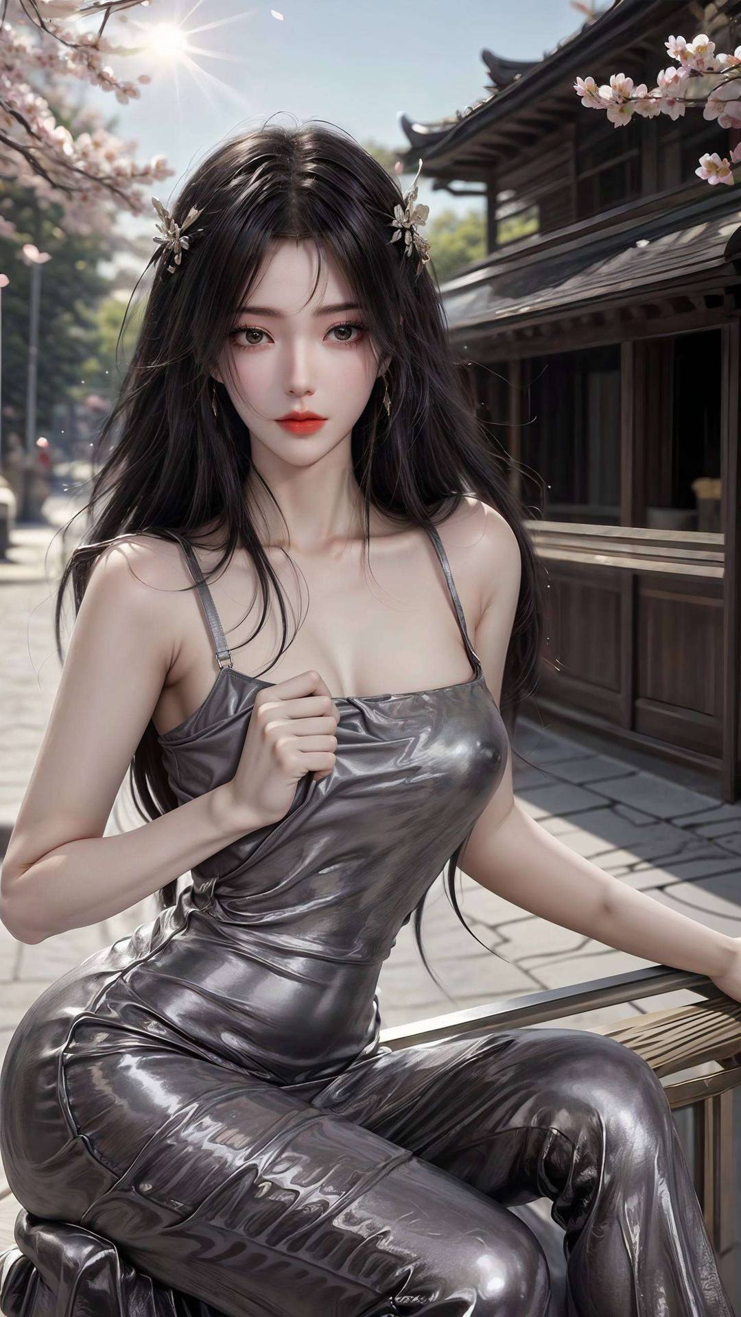 她那不染尘埃的美丽每一次翻动画面
