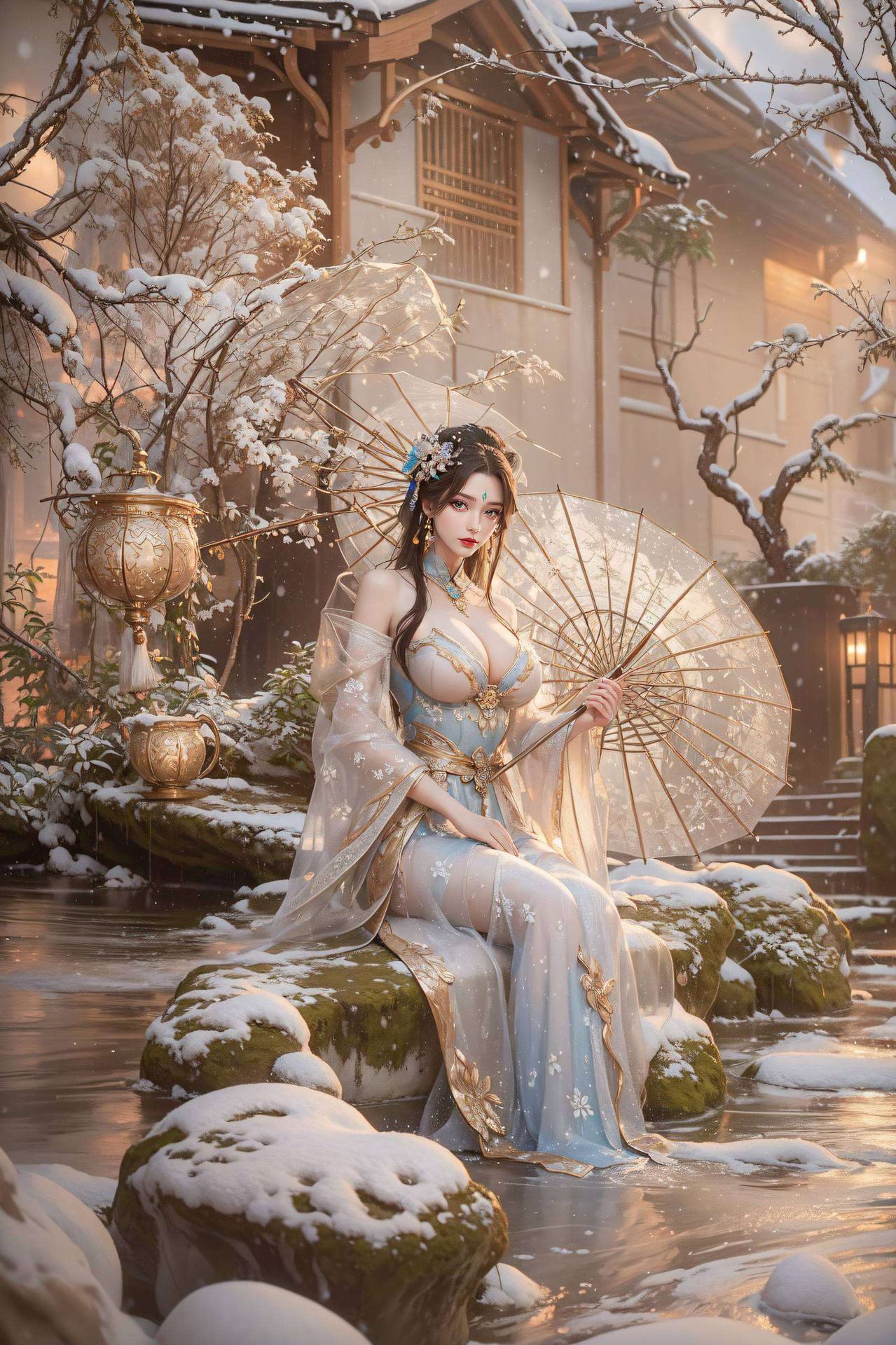 让你的苹果锁屏瞬间变身完美世界！柳神眨眨眼谁让她是我们的国漫女神呢！