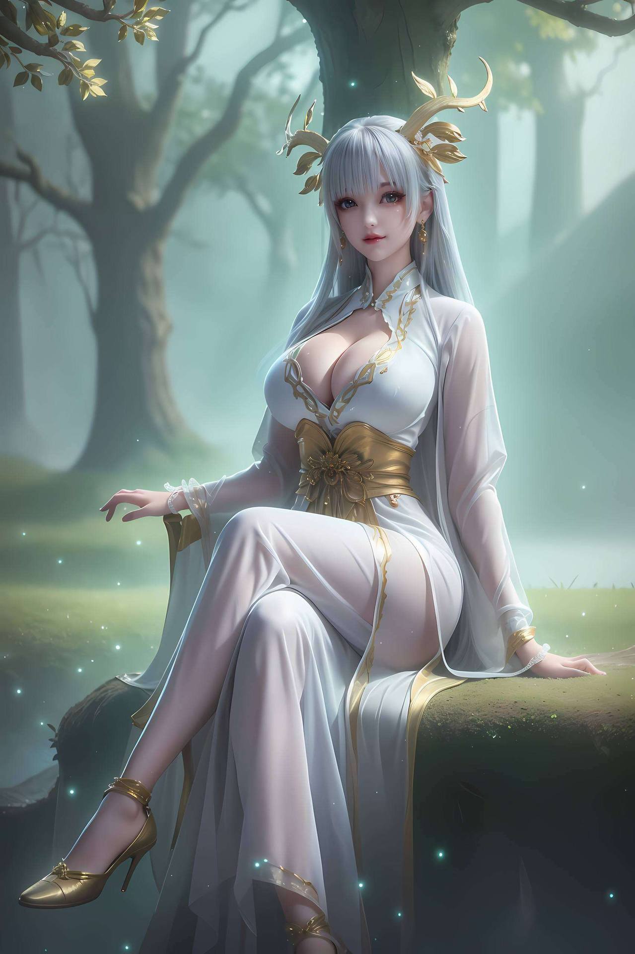 简直就是国漫女神和动漫美女的完美结合神秘得很