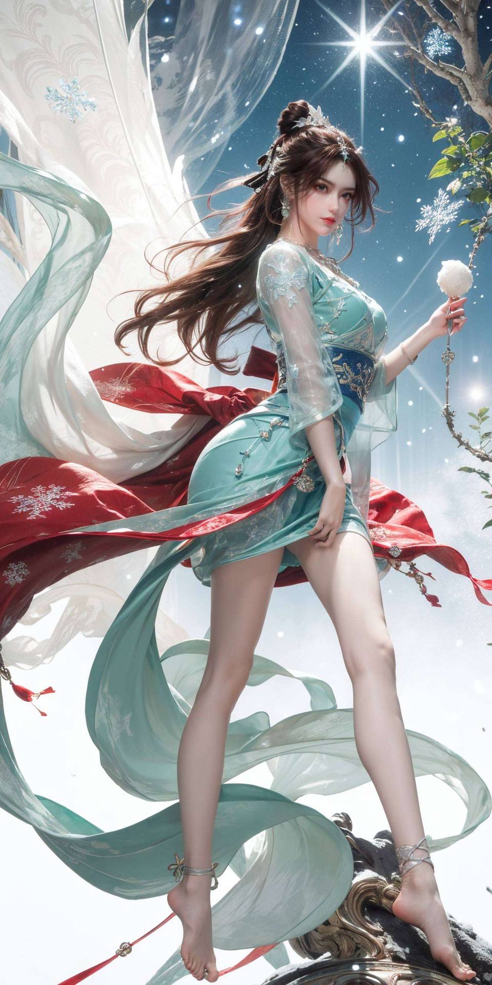 别看她平时温柔如水这小仙女不仅美得让人心跳加速